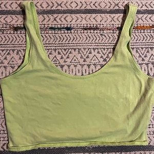Light Green crop top from topshop. super cute for a night out !!